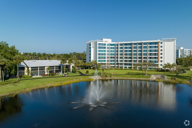 There are also condominiums for senior communities in Moorings Park-Hawks Ridge.