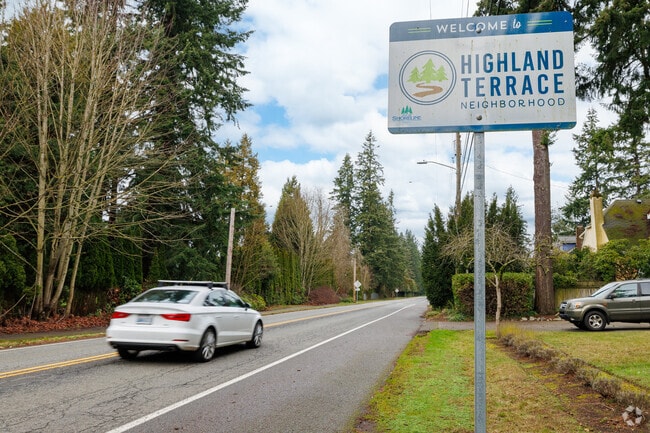 The Shoreline neighborhood of Highland Terrace offers modern conveniences and open spaces.