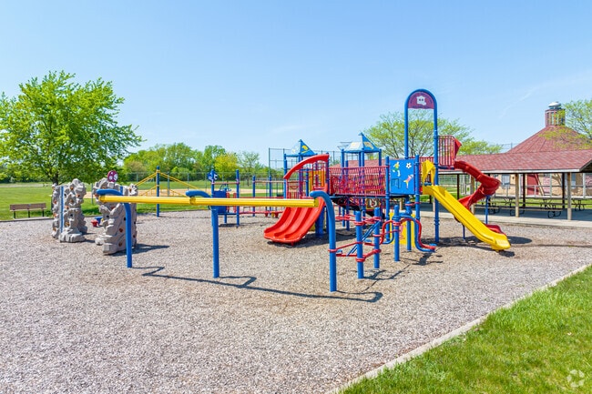 Faithorn residents can drive to Heritage Park for ample space for children to run and play.