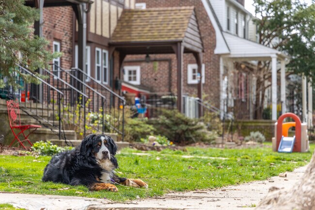 A West Reading resident enjoying a nice spring day.