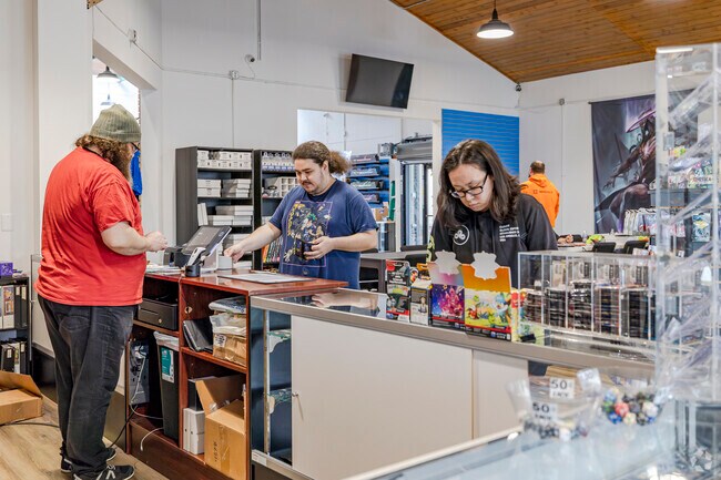 A local favorite for comics, games, and Funko Pops.