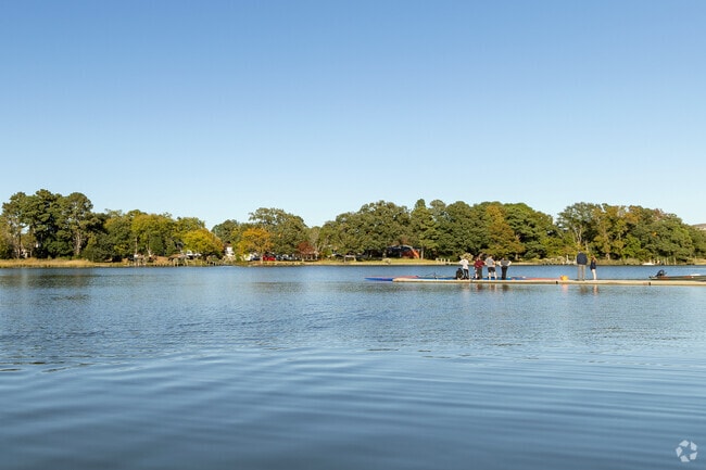 Close to Elmhurst, Lakewood Park offers access to Wayne Creek for boating and fishing.