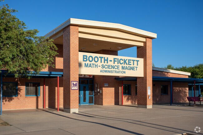 Booth-Fickett serves grades K-8 in Tucson, Arizona.