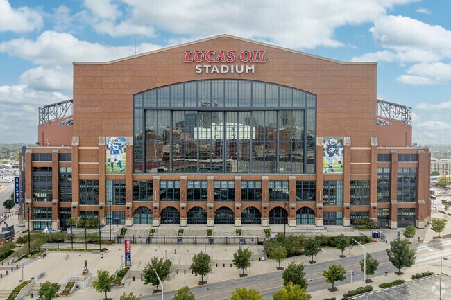 Fletcher Place residents have easy travel access to Colts games at Lucas Oil Stadium.