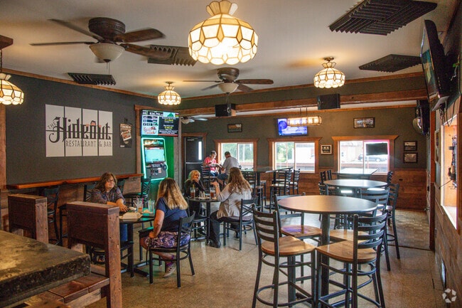 The Hideout in Stacy serves from‑scratch plates.