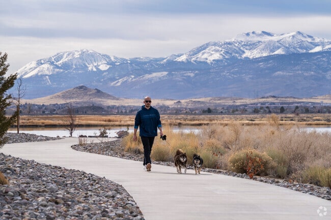 Residents of Spanish Springs will appreciate the constructed wetland areas allowing for long dog walks with beautiful mountain views.