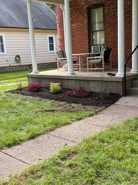 New landscaping