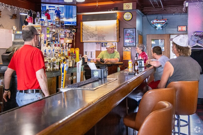 Stop by B&D's Village Inn for a drink or meal in New Munster.