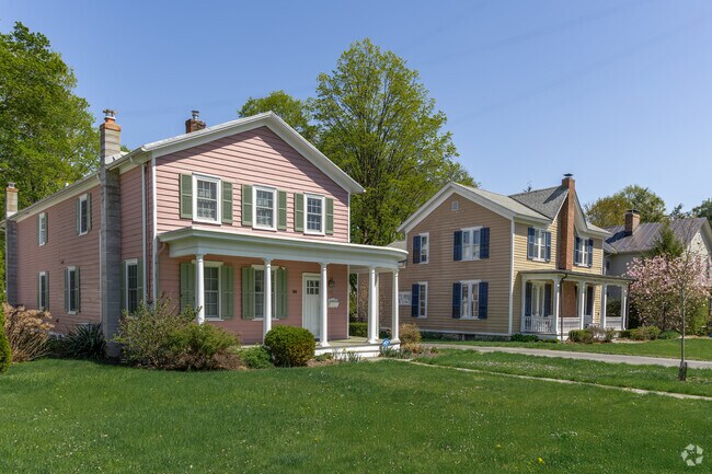 In Rhinebeck Village, homes are close together and full of character, often within walking distance of shops, parks, and schools.