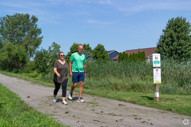 The Constitution Trail cuts right through the middle of North Bridge and provides a safe area for daily walks.
