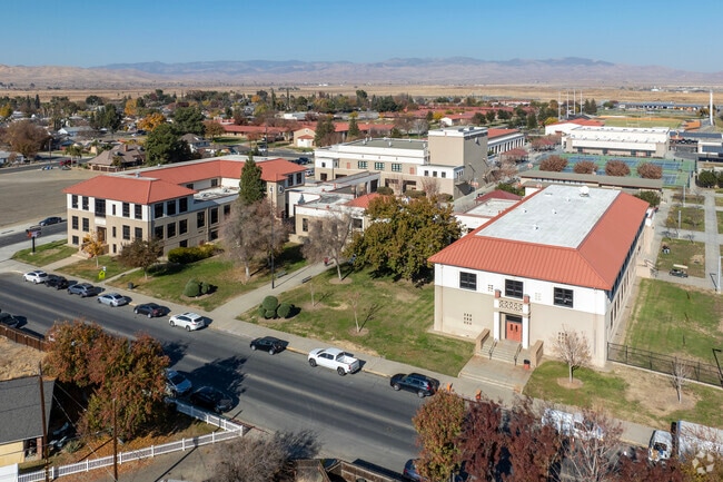 The campus of Coalinga High School in Coalinga.