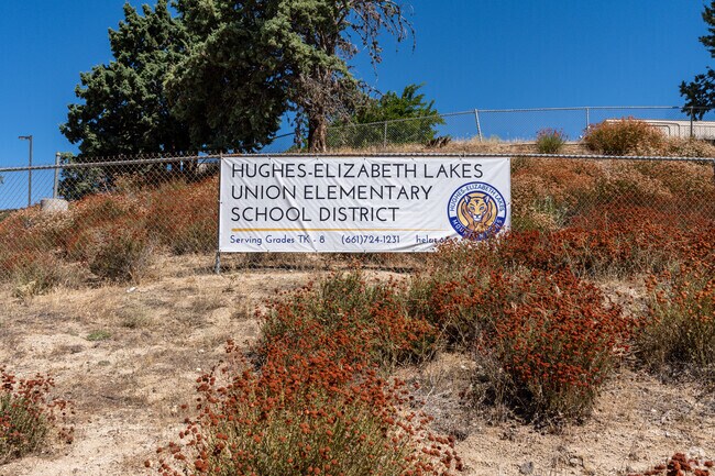 The Hughes-Elizabeth Lakes Elementary School serves residents in Leona Valley.
