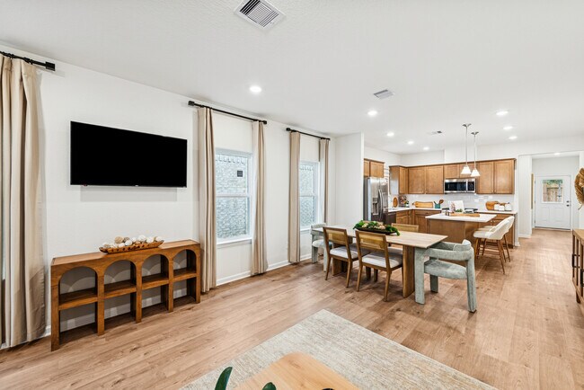 The Mockingbird II- Family Room into Kitchen