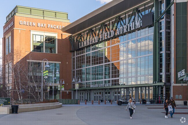 Lambeau Field is the historic home stadium of the NFL's Green Bay Packers.