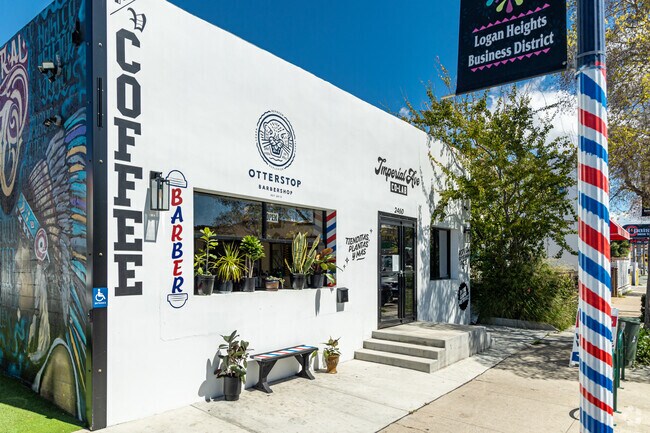 New shops like this multi purpose coffee shop are popping up around Sherman Heights.