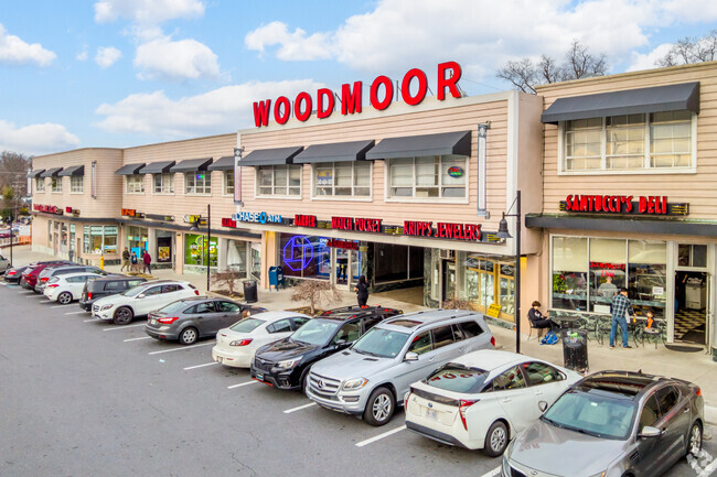 The Woodmoor Shopping Center is a great spot for some retail therapy in South Four Corners, MD.