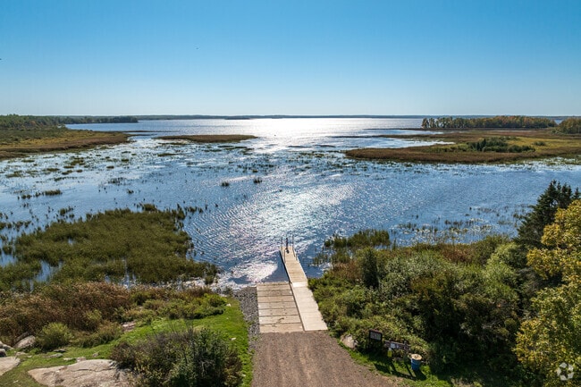 Boaters can launch their boats at the Wild Rice Lake Public Water Access on the north end of the Reservoir.