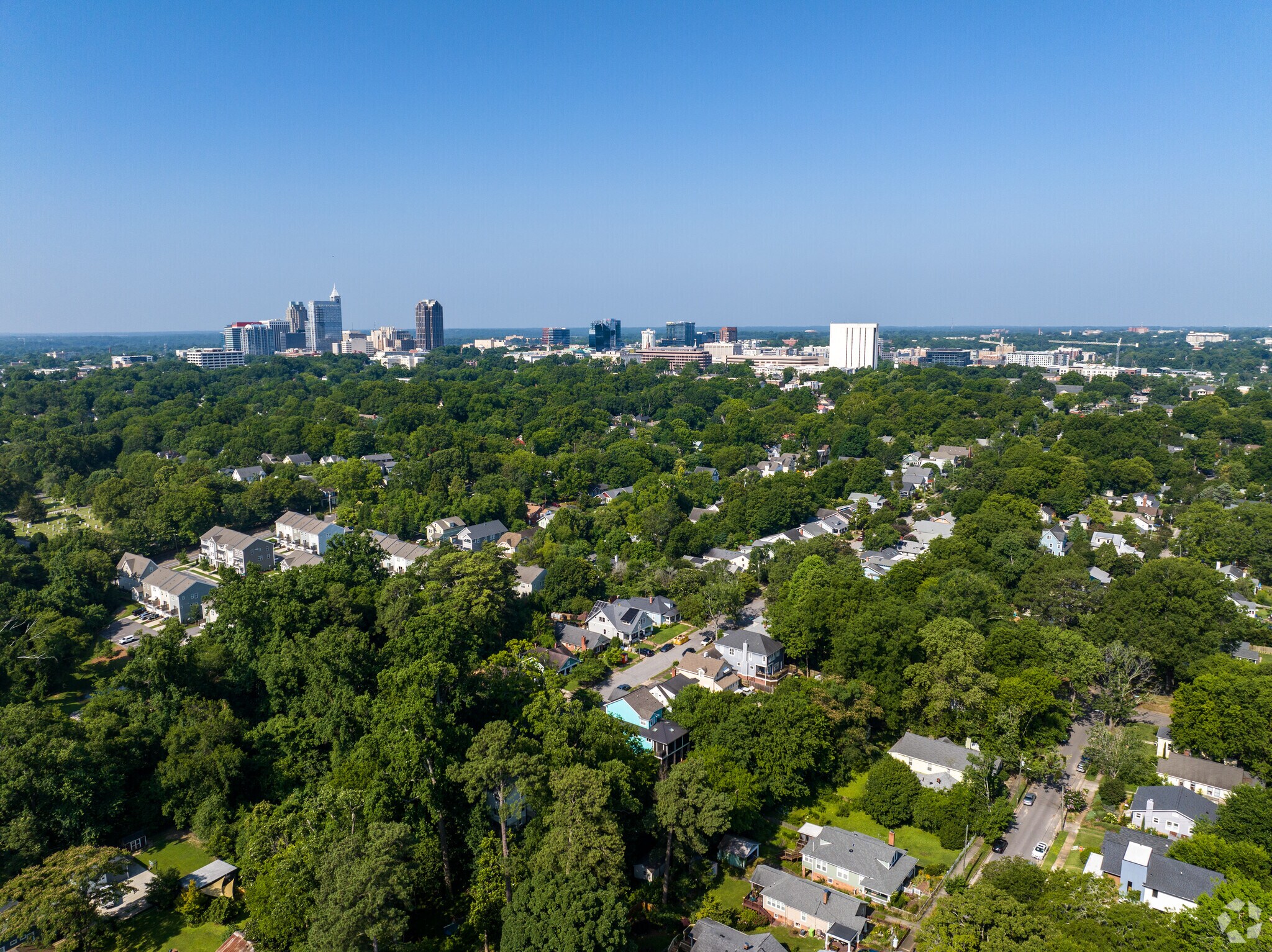 A short car drive from the Belvedere Neighborhood and you're in the heart of downtown.