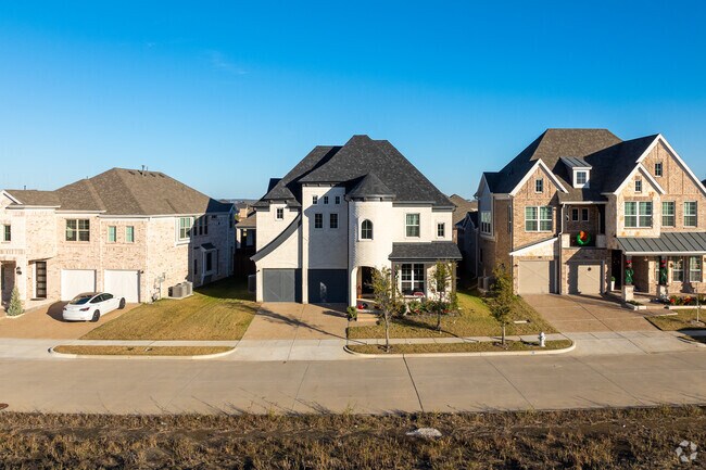 Luxury homes can be found in the South Pointe neighborhood in Mansfield.