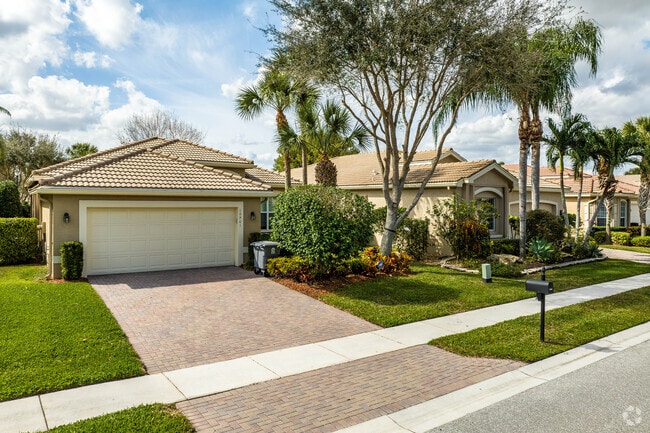 Valencia Pointe has well maintained Mediterranean homes.