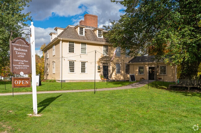 Stop by Buckman Tavern, the original gathering place for the Lexington Militia.