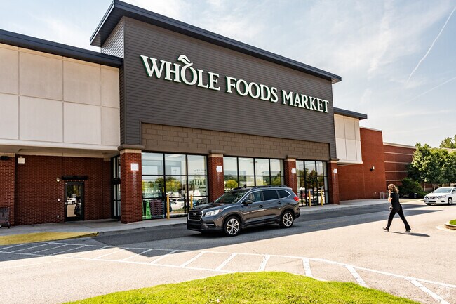 Whole Foods is a grocery spot in the Hickory Valley neighborhood.