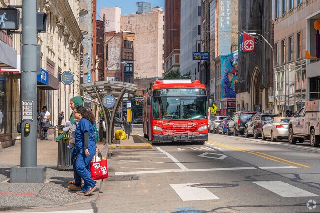 Pittsburgh Regional Transit is easily accessible to areas all over the city near The Point.