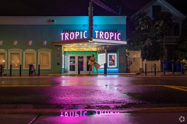 Tropic Cinema opened its doors in 2004 and has weekly showtimes.