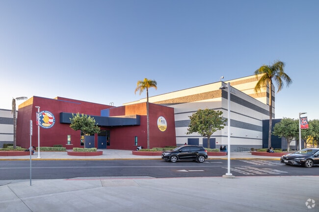 Kids have access to the school theater at Heritage High School in Menifee.