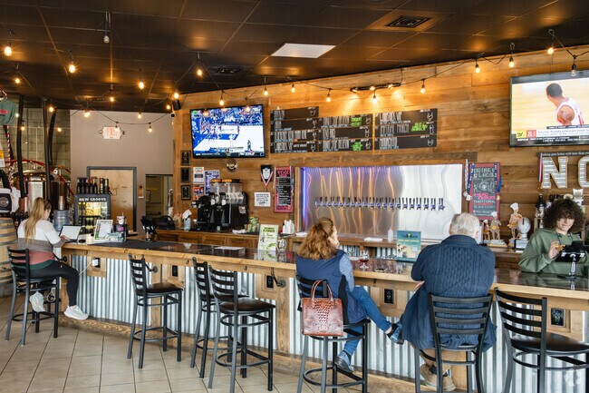 The New Grove Artisan Brewery is a favorite hangout spot in Boiling Springs.