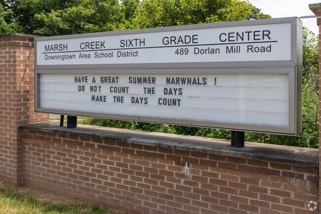 Marsh Creek Sixth Grade Center is a highly rated public school.
