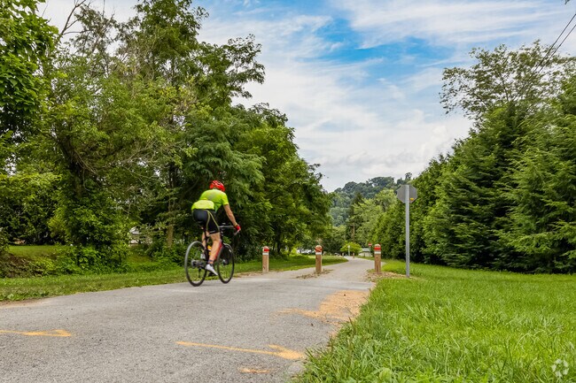 The Great Allegheny Passage is a key feature in Greenock.
