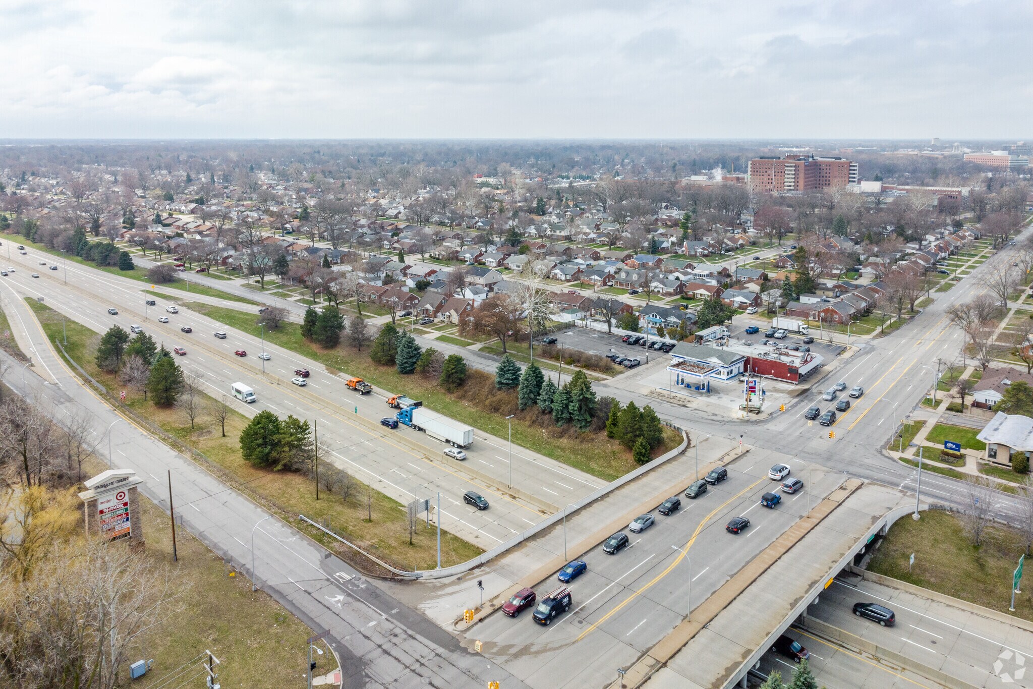 Convenient freeway access.