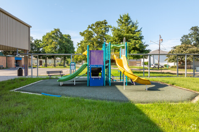 Alice Birney Elementary School students enjoy the playground set on campus.