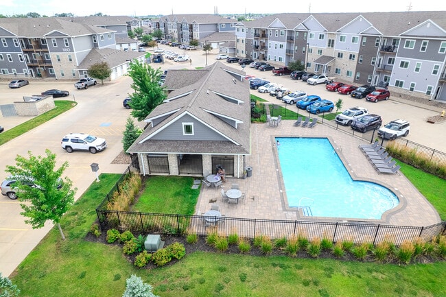 One of 11Fifty on Olson's two swimming pools.