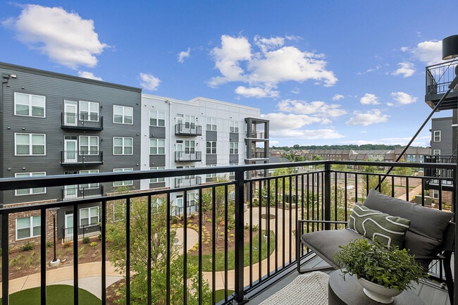 Enjoy the beautiful views of Clari Park from your private balcony.