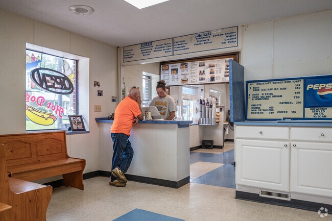 Neighbors stop in to the Dari Delight to order their favorite ice cream in Brookhaven.