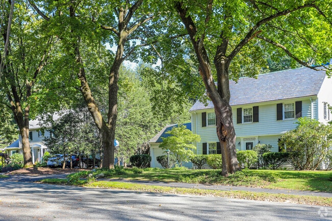 Two story Colonials can be seen among the popular homes in Newton Lower Falls.