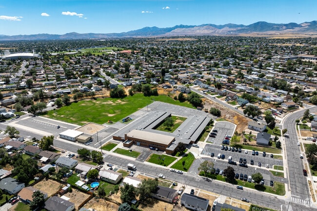 Western Hills Elementary School has views of the Oquirrh Mountains.