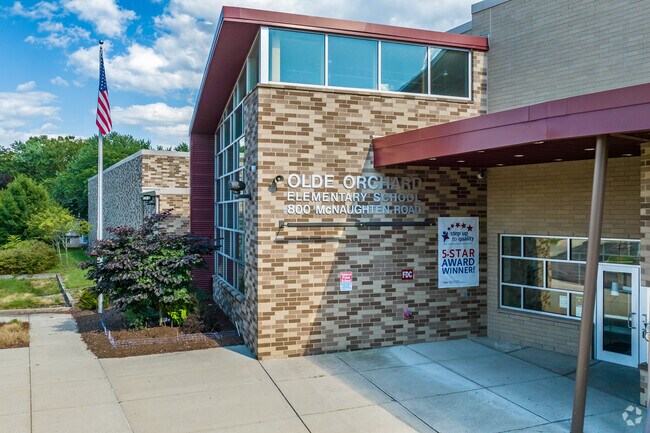 Olde Orchard Elementary is located off of McNaughten Rd.