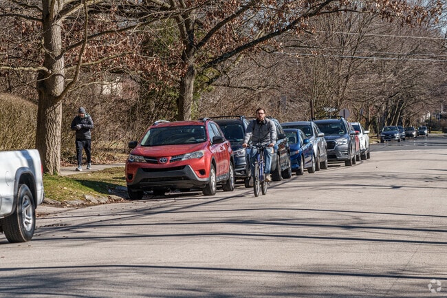 Swarthmore's quiet, tree-lined streets are perfect for walking and cycling.