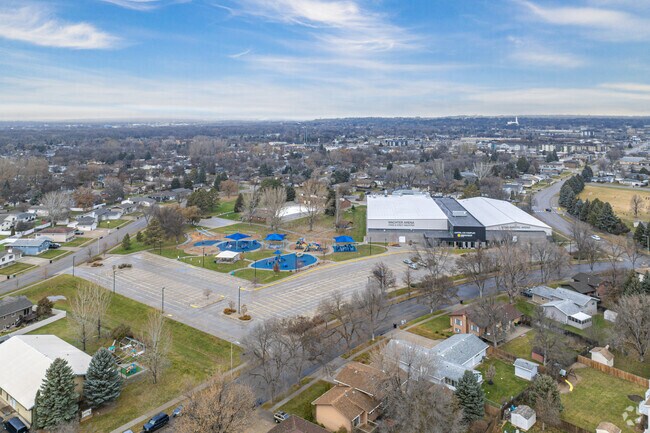 Wachter Arena hosts local sports and community events from its central location.