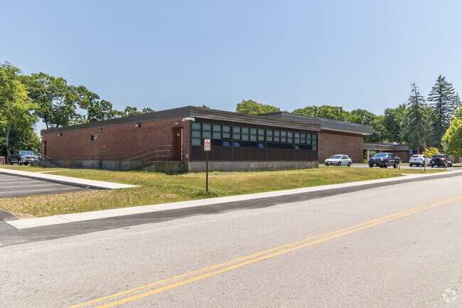Left side of Norwood Elementary School in Cranston.