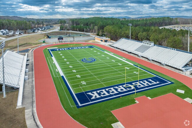 Coahulla Creek High School's sports name is The Creek.