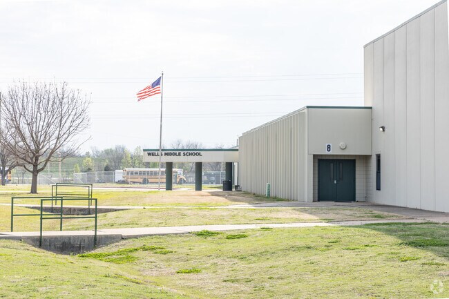 Wells Middle School shares a campus with Catoosa High School.