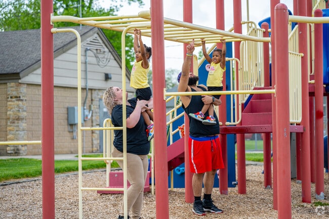 The Packard Park playground is a popular destination for Fairfield children.