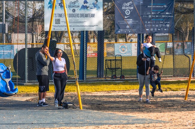 Stearns Park includes a community center and multiple sports facilities.