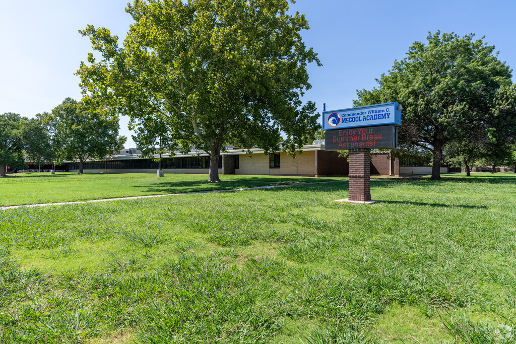 Commander William C. McCool Academy has an enrollment of 388 students.