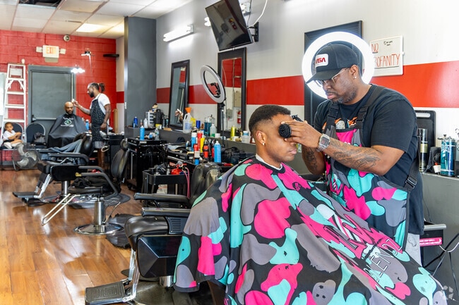 Pro1 Barbershop in Abby Trails offers friendly service for customers of all ages.