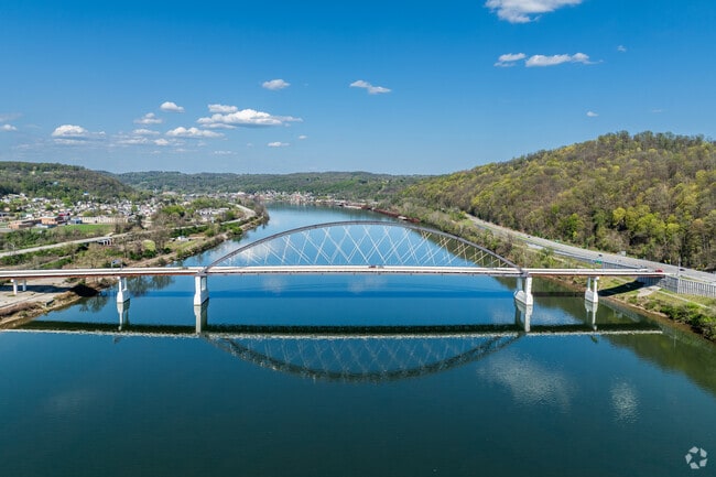 The new Wellsburg bridge connects Brilliant to West Virginia.